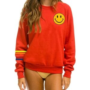 Aviator Nation Smiley Crew Sweatshirt